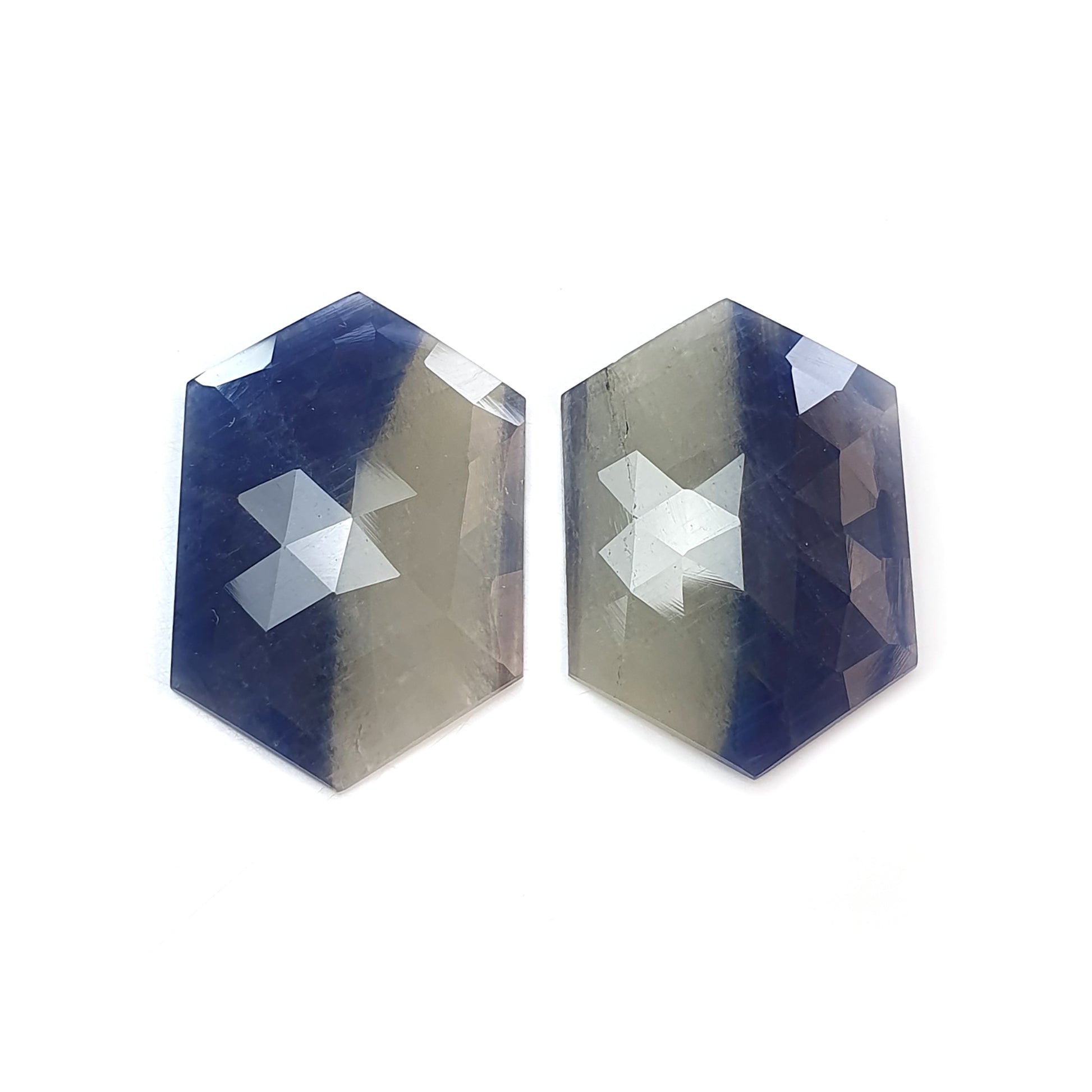 Piedra preciosa de zafiro natural