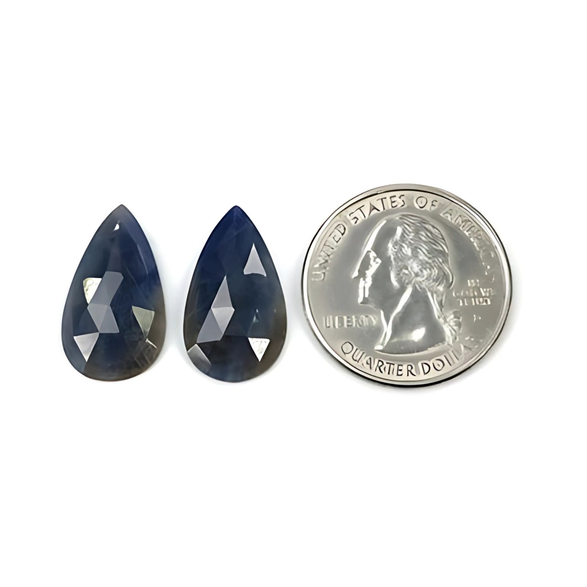 Multi Sapphire Rose Cut Slices