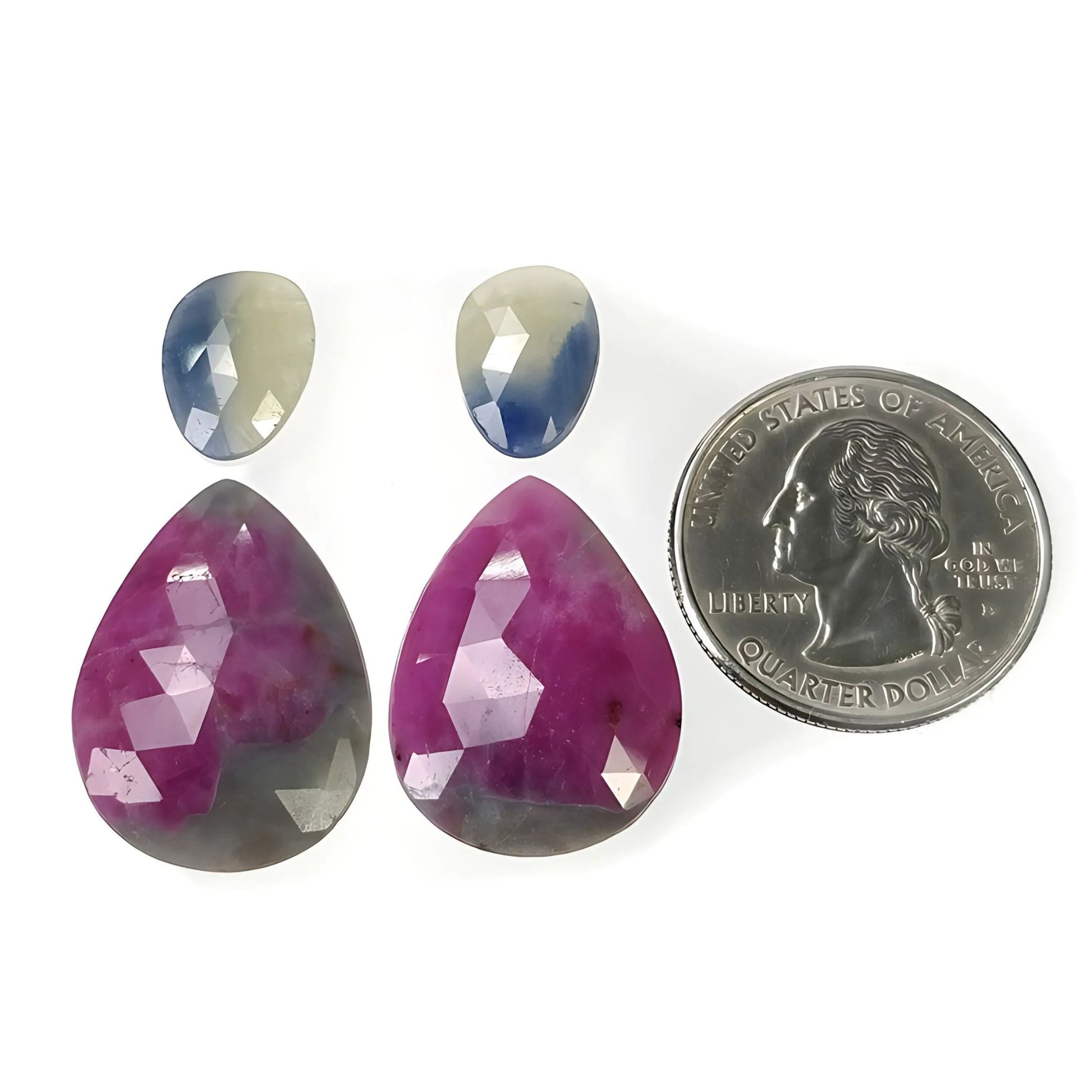 Flat Back Multi Sapphire