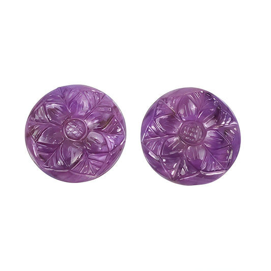 sapphire round shape carving