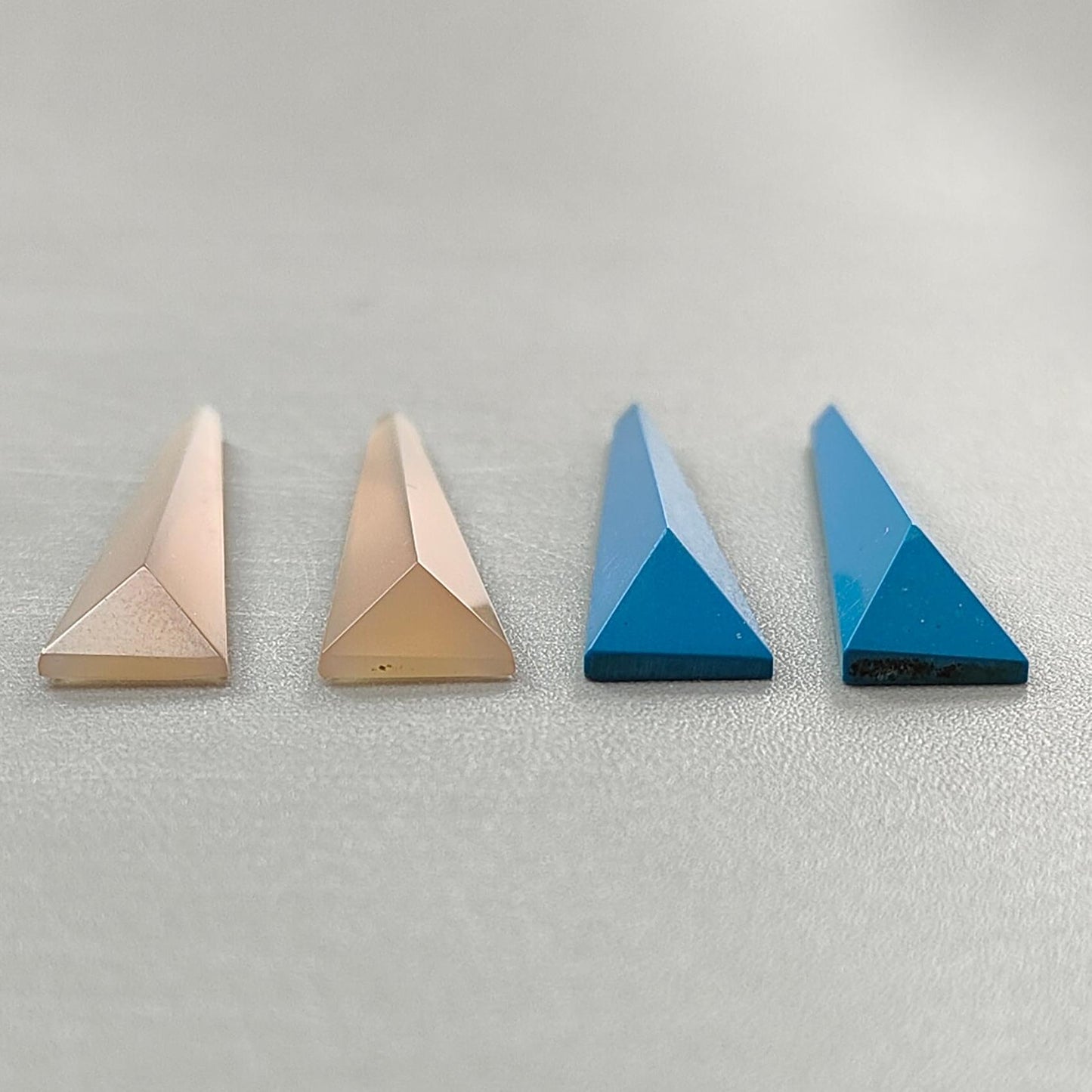Multi Color Onyx Gemstone Faceted Cut: Natural Onyx, Synthetic Blue Turquoise Fancy Shape Step Cut 4pcs & 5pcs Set for Jewelry