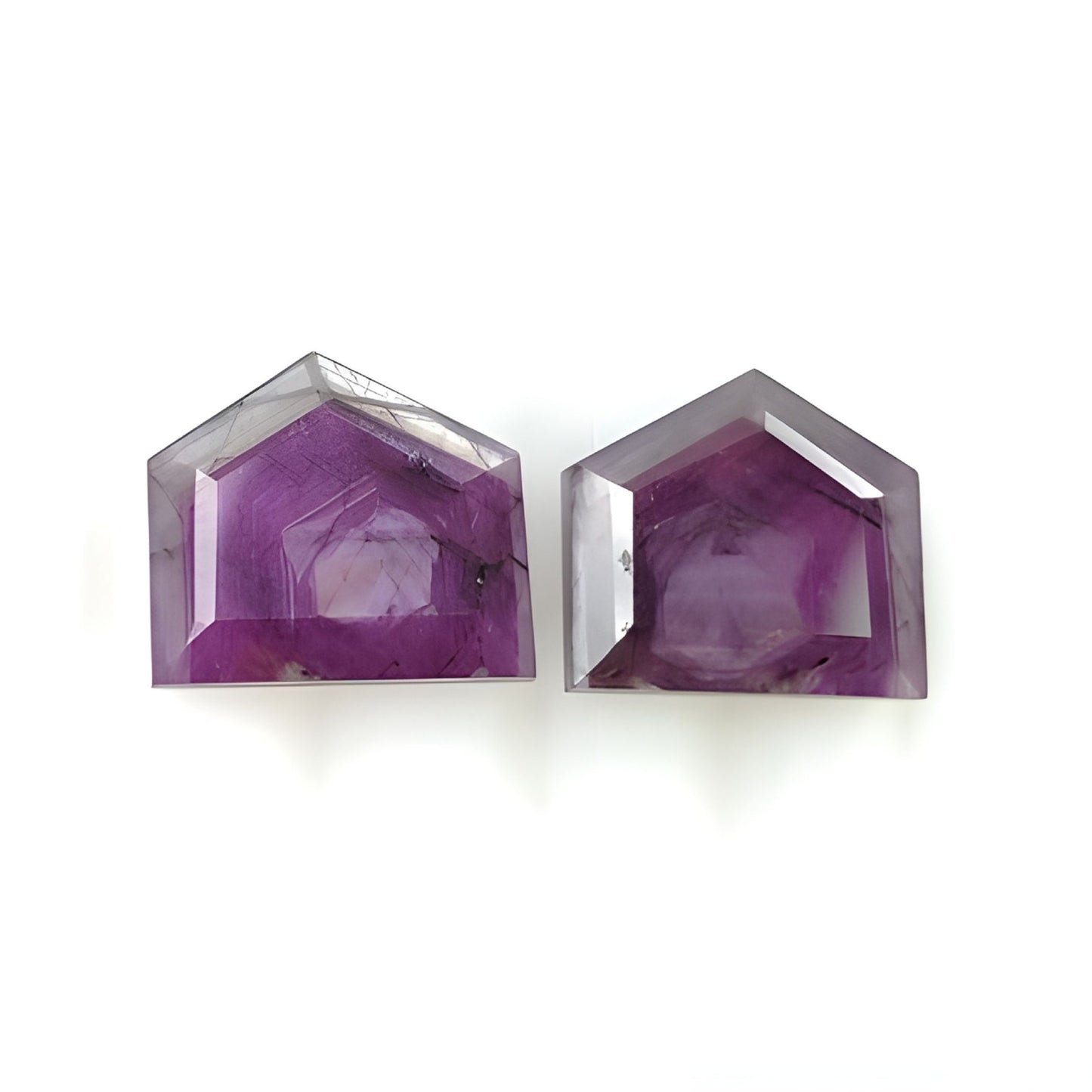 ruby fancy shape faceted cut