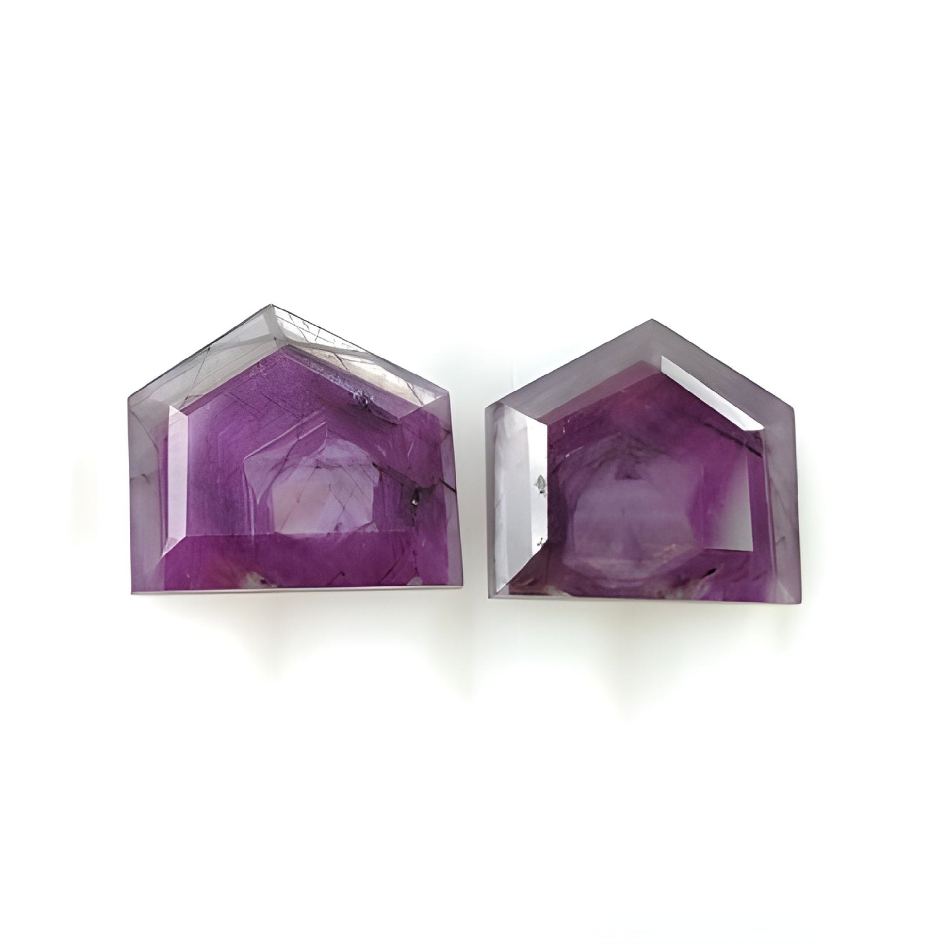 ruby fancy shape faceted cut