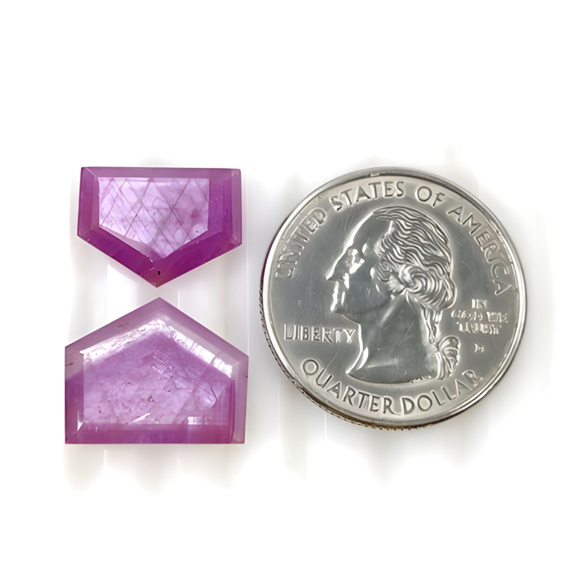 rubino per gioielli taglio a gradini