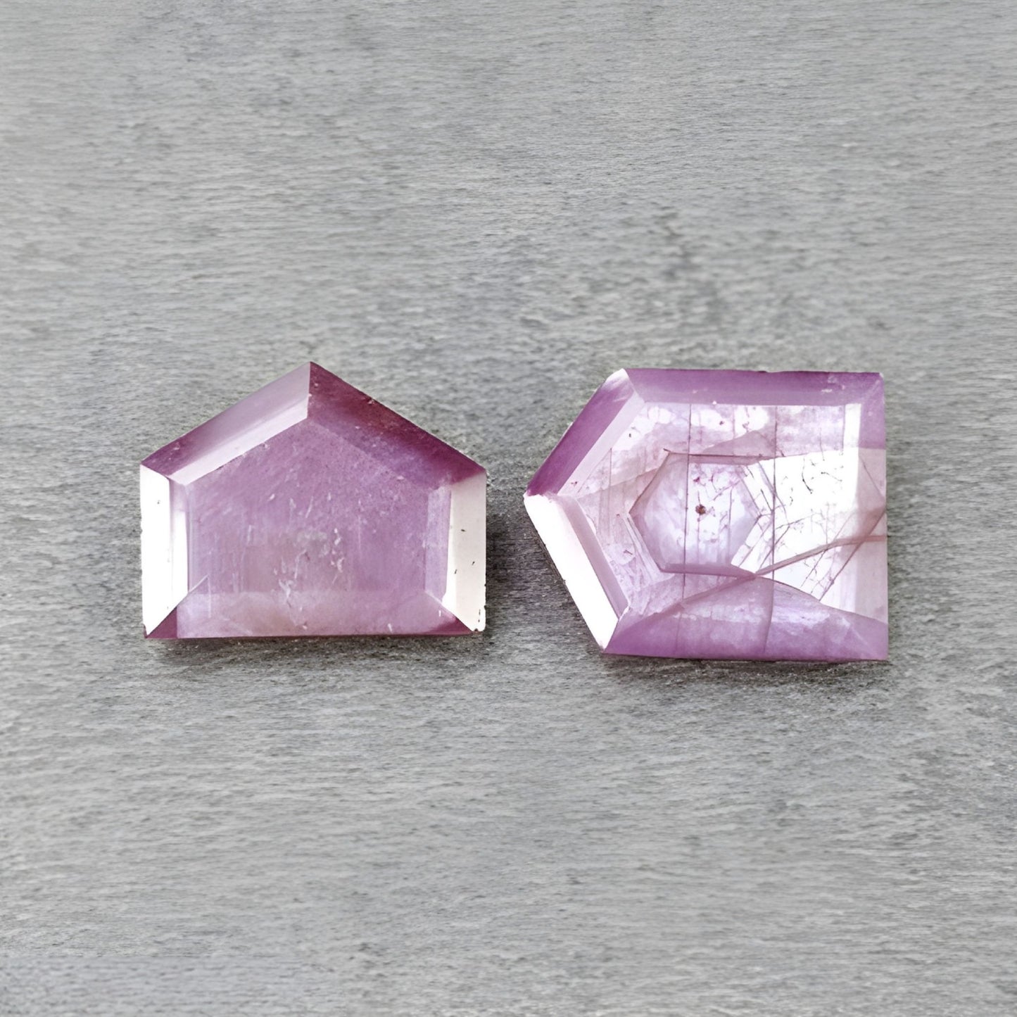 rubino per gioielli taglio a gradini