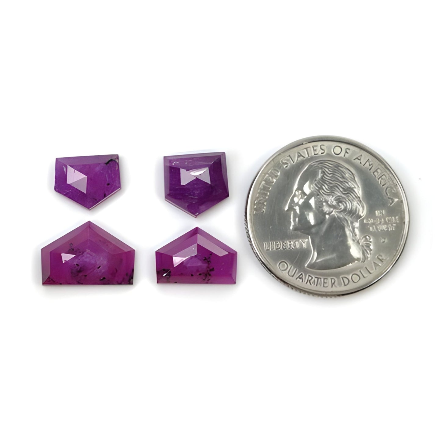 ジュエリー用ルビー ステップカット