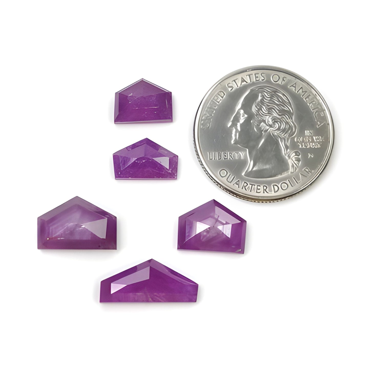 ジュエリー用ルビー ステップカット