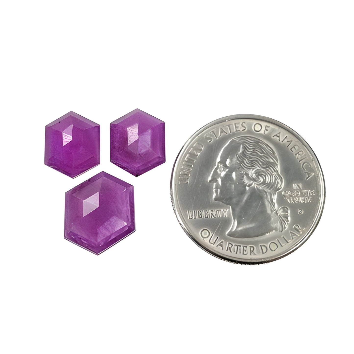 rubino per gioielli taglio a gradini