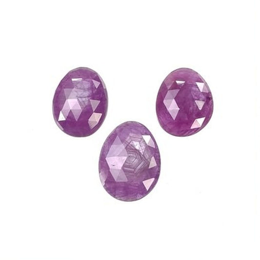 ruby rose cut egg shape