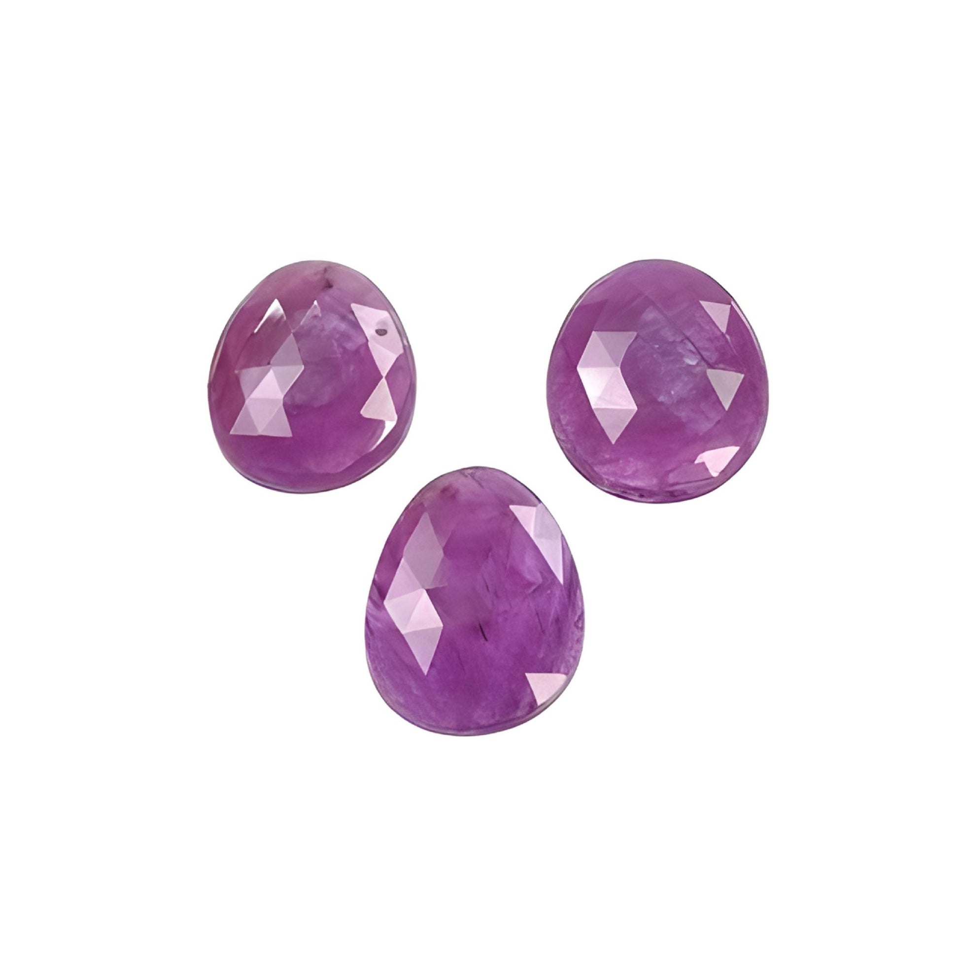 ruby rose cut egg shape