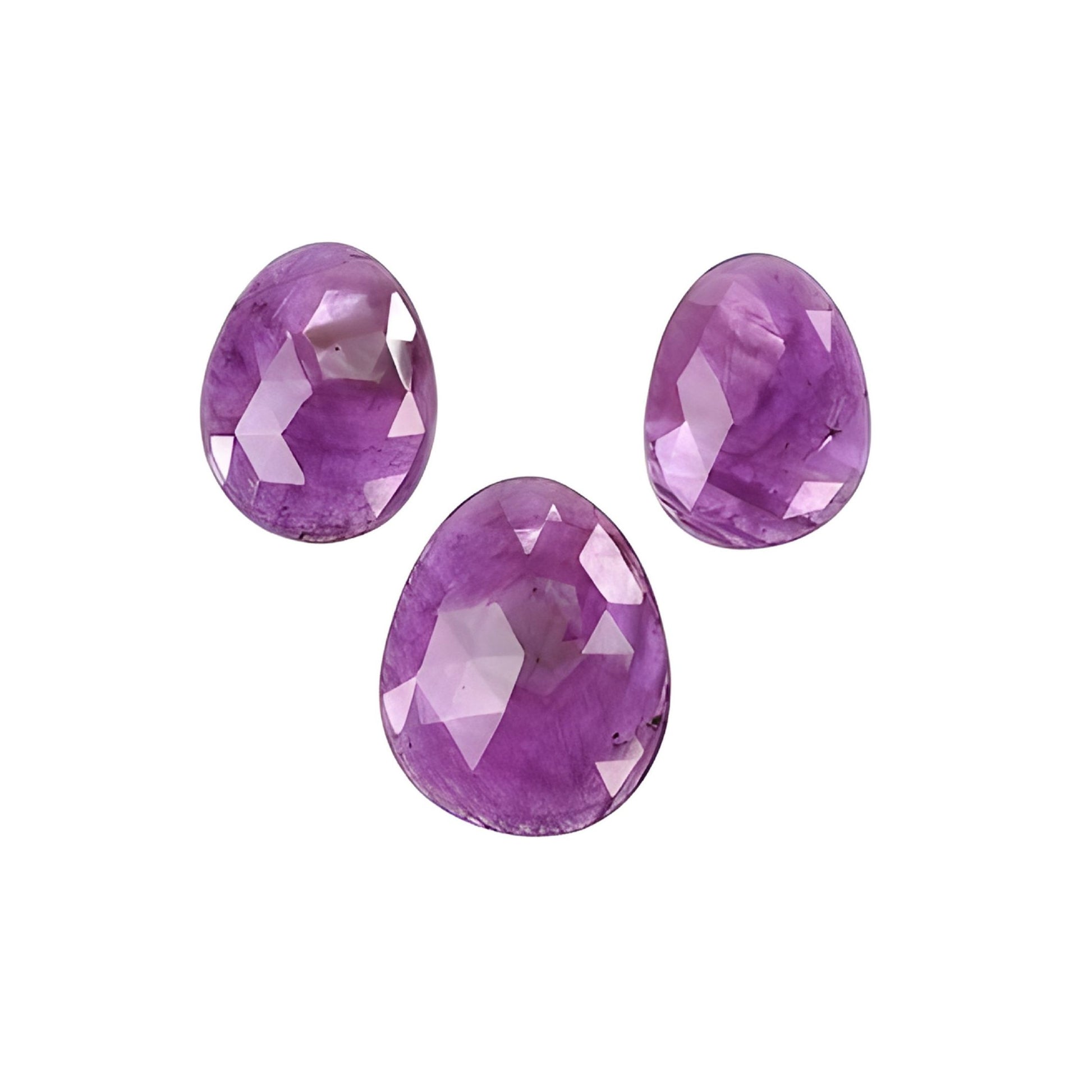 ruby rose cut egg shape