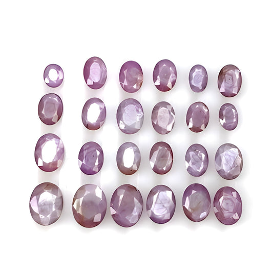 sapphire faceted cut oval shape