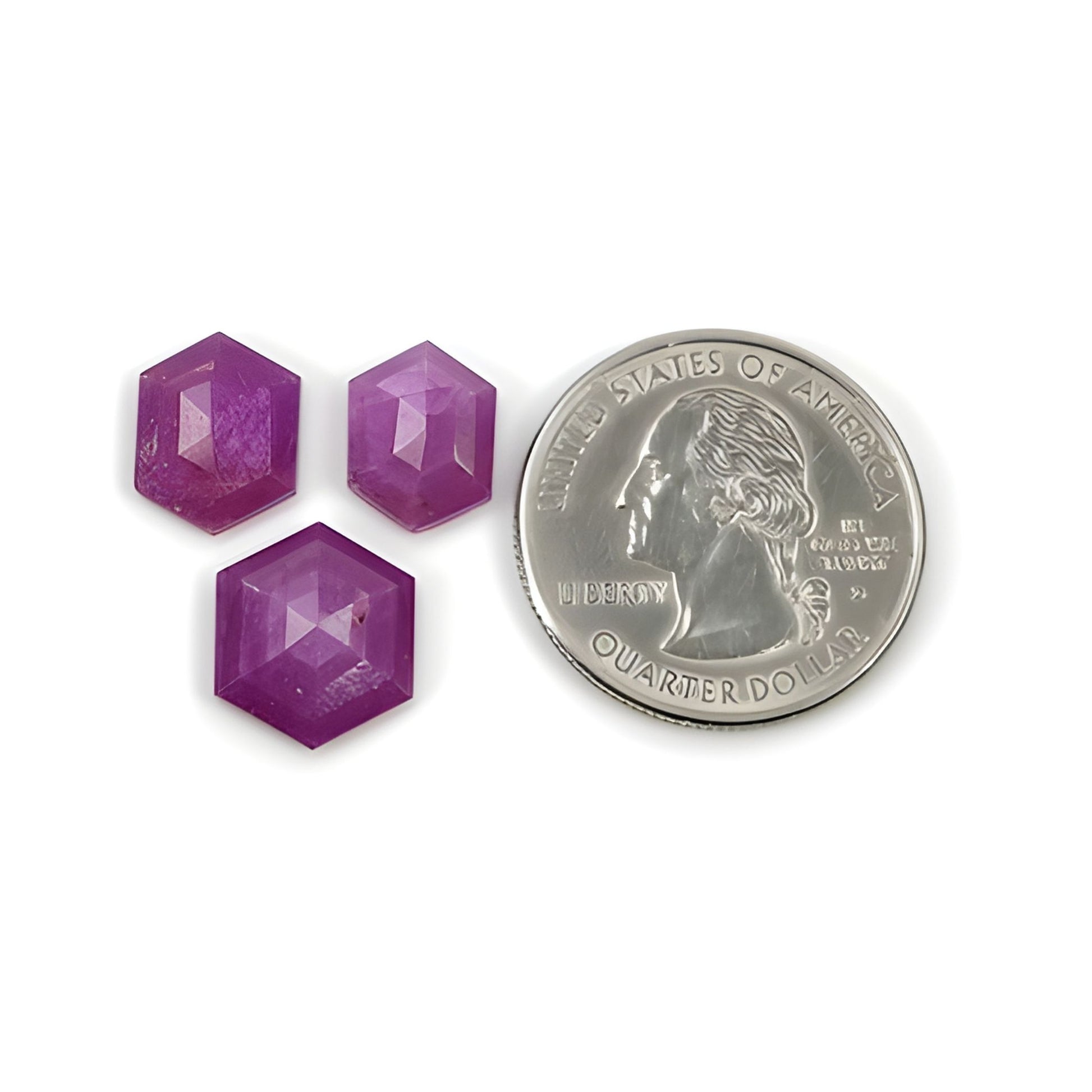 ジュエリー用ルビー ステップカット