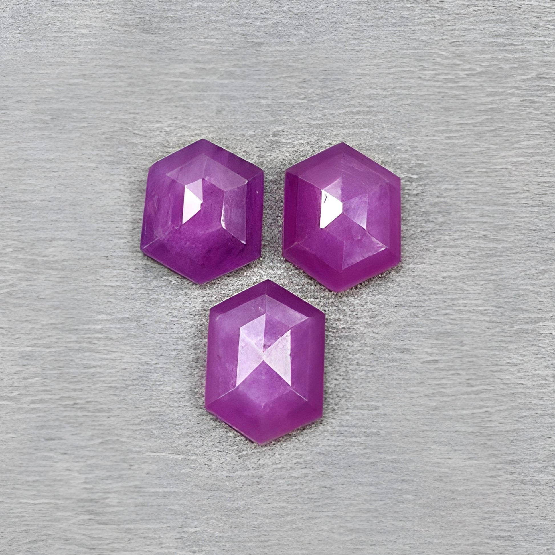 ジュエリー用ルビー ステップカット