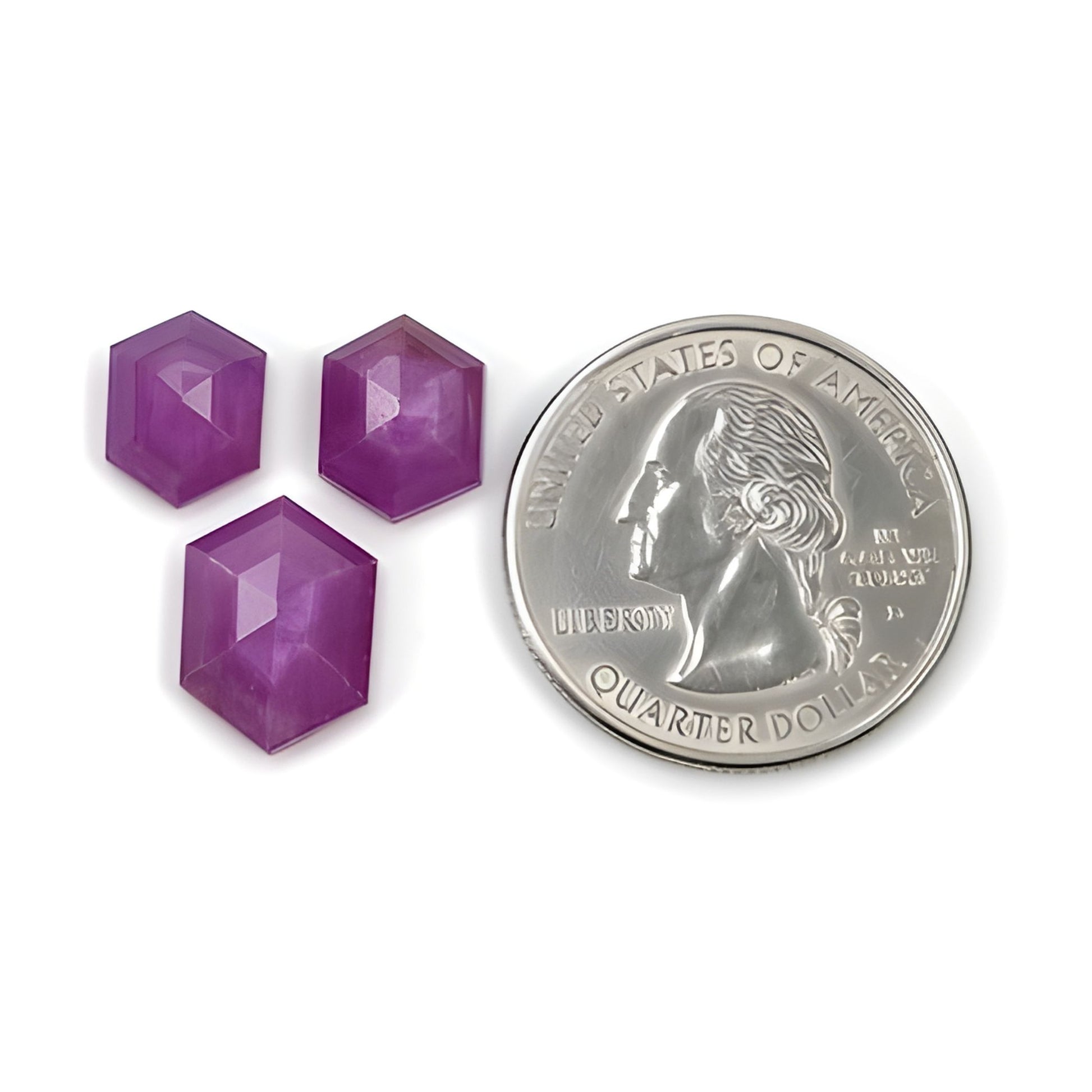 ジュエリー用ルビー ステップカット