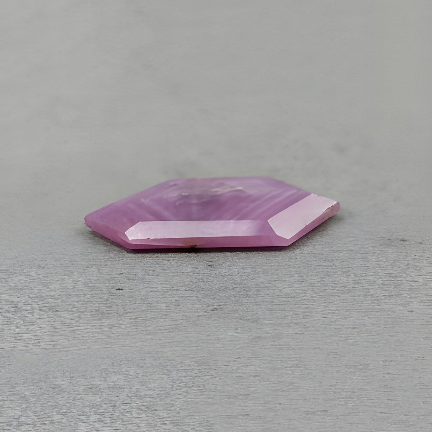 29.75cts Natural Untreated Raspberry Ruby Gemstone Faceted Cut Hexagon Shape