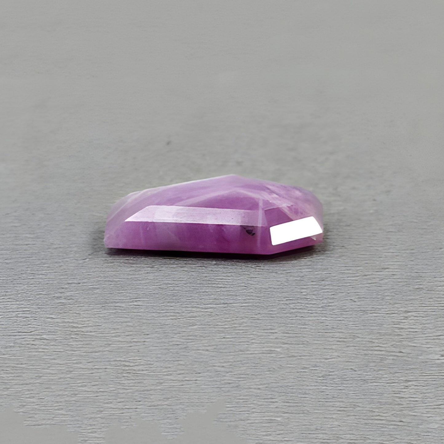 12.80cts Raspberry Ruby Gemstone Natural Untreated Faceted Cut Hexagon Shape