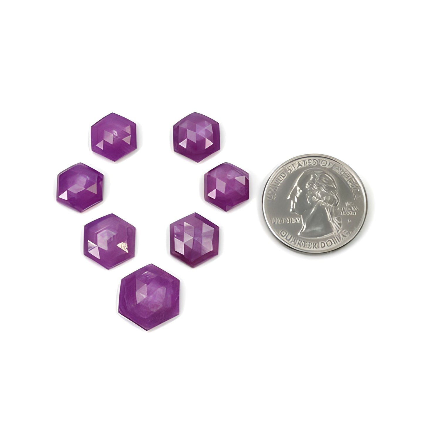 natürlicher, unbehandelter Rubin-Edelstein