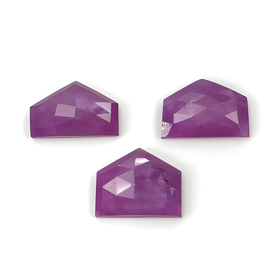 Raspberry Ruby Fancy Shape Rose Cut