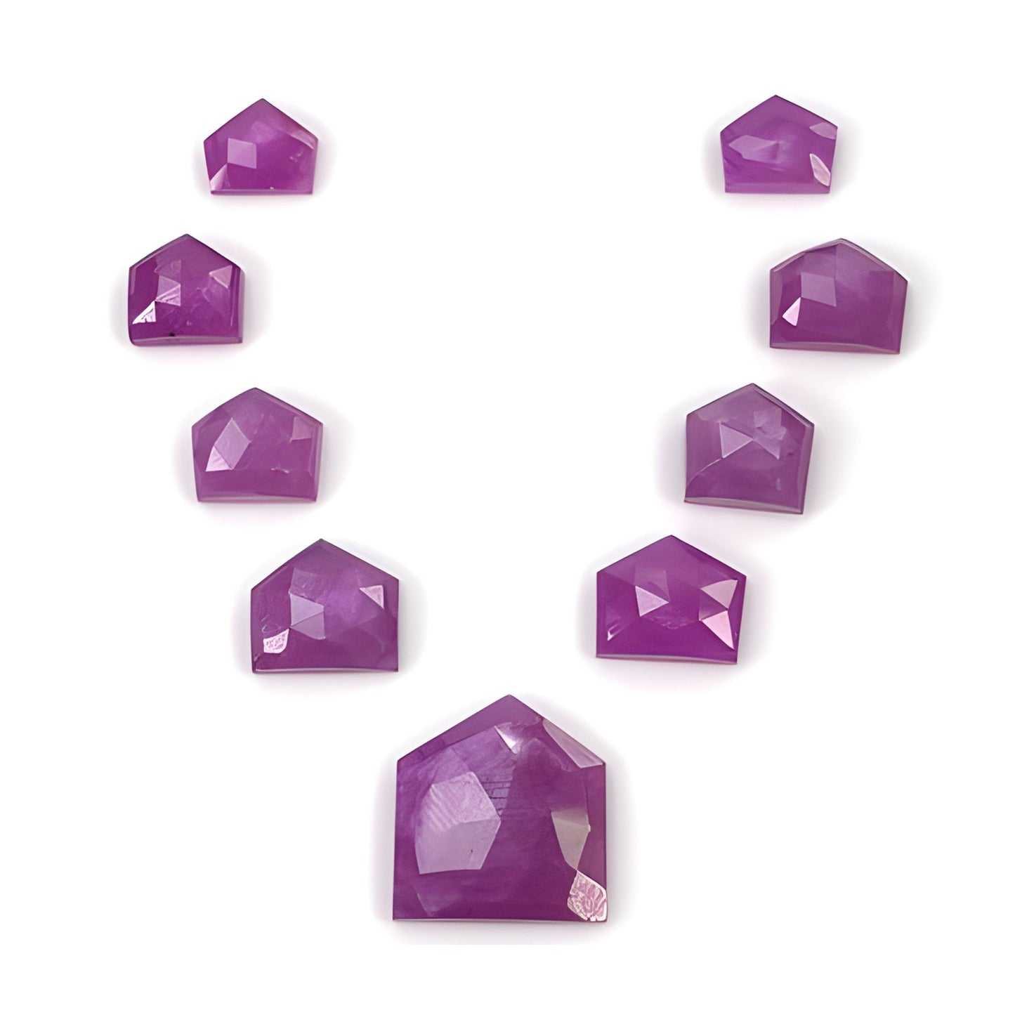 ruby fancy shape rose cut