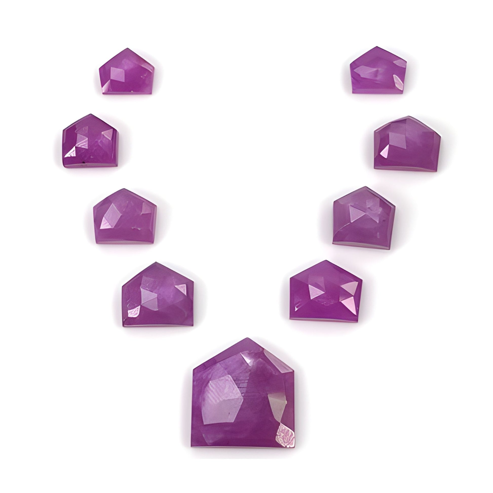 ruby fancy shape rose cut