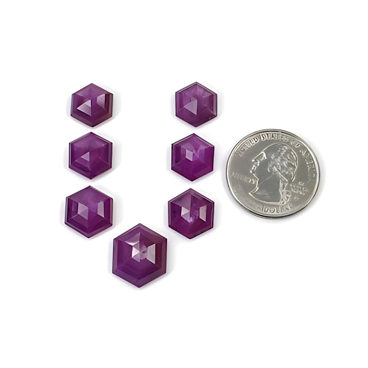 天然未经处理的宝石红宝石