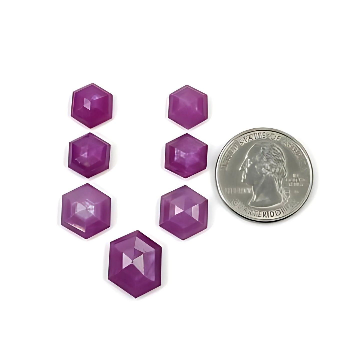 ルビー宝石ステップカット