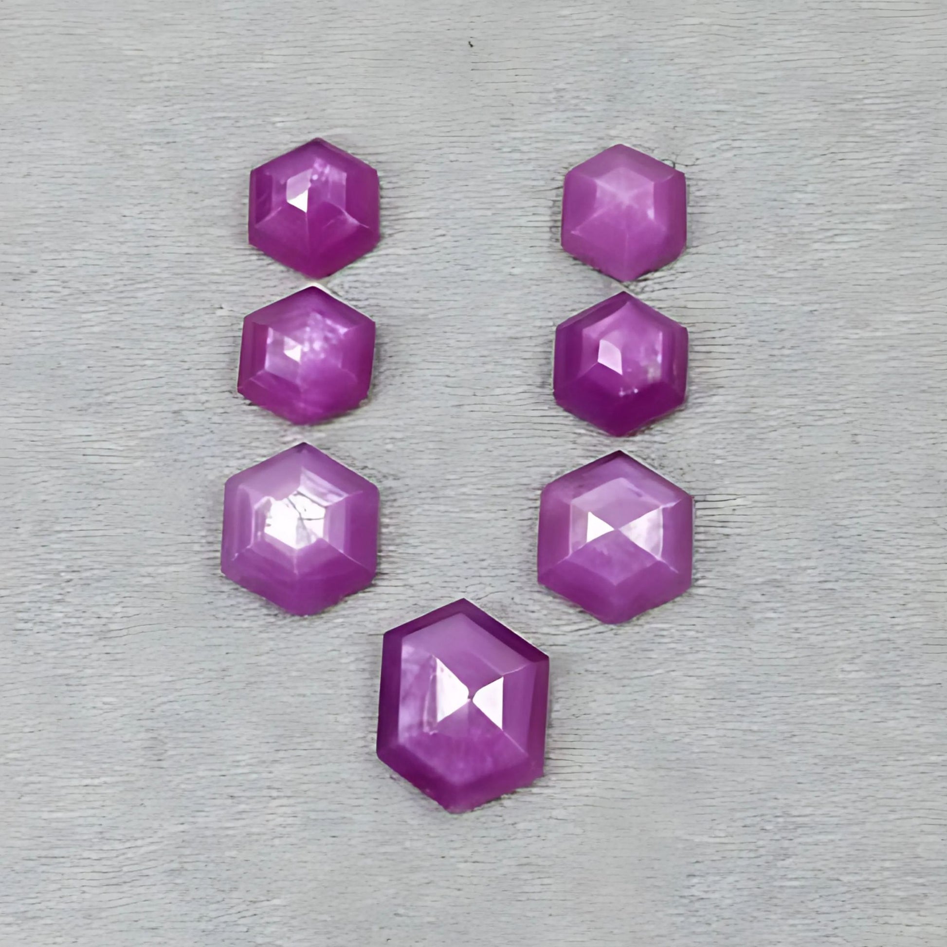 天然未经处理的红宝石