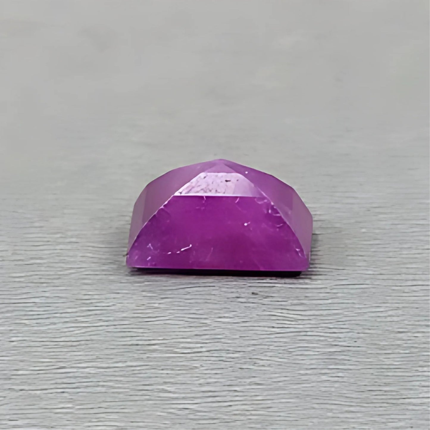 6.55cts Raspberry Ruby Gemstone Natural Untreated Step Cut Fancy Shape