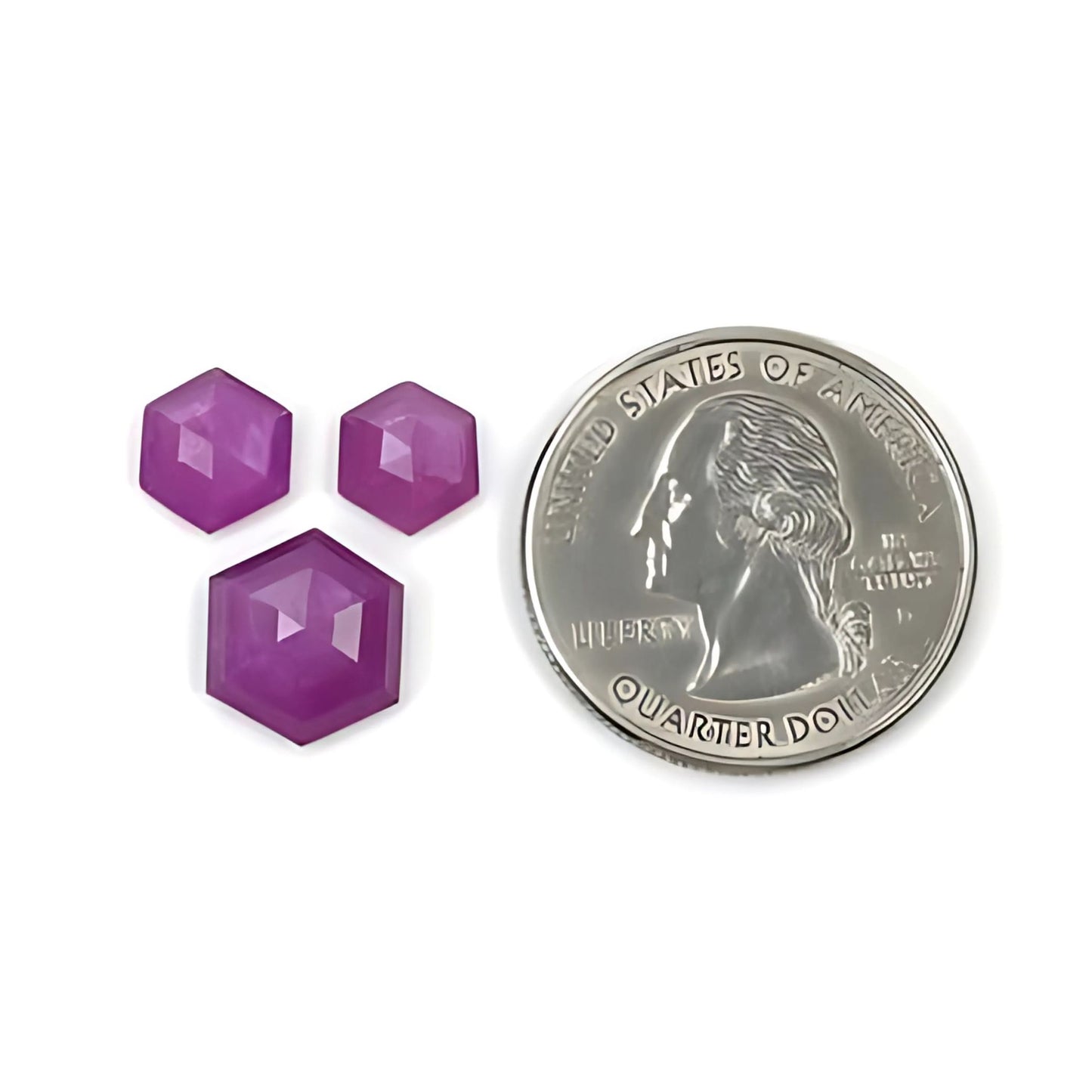 ジュエリー用のルビーステップカット