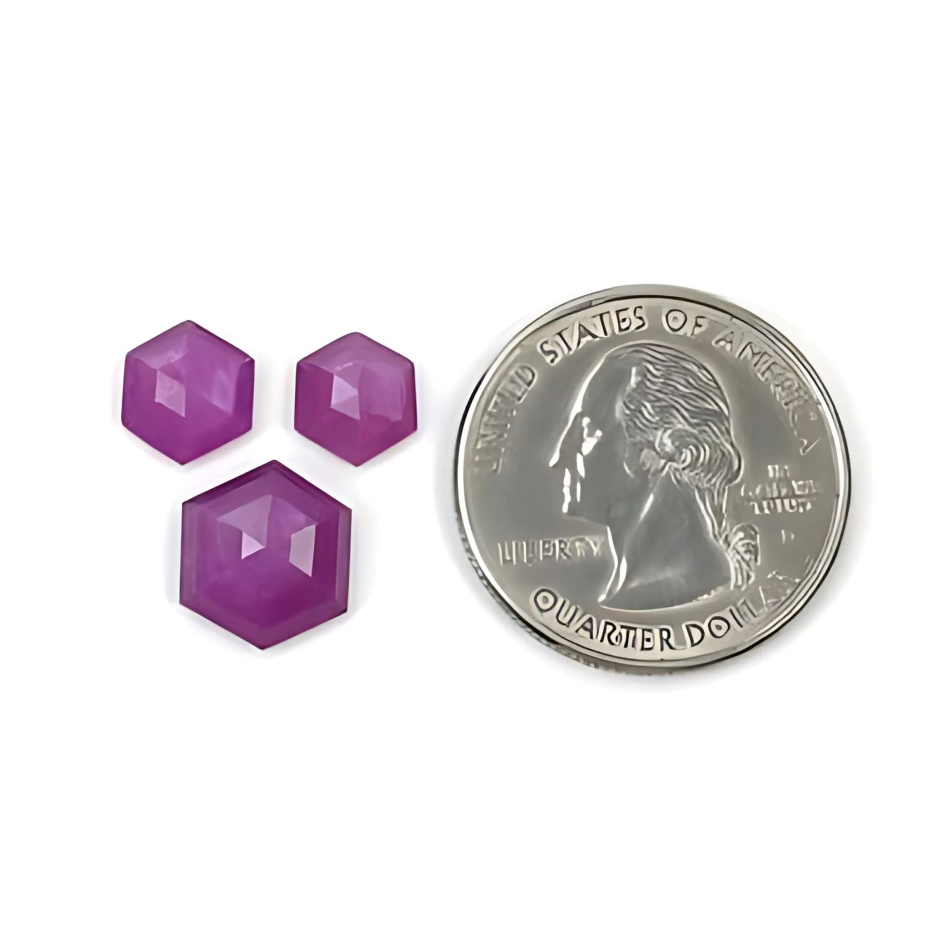 ジュエリー用のルビーステップカット