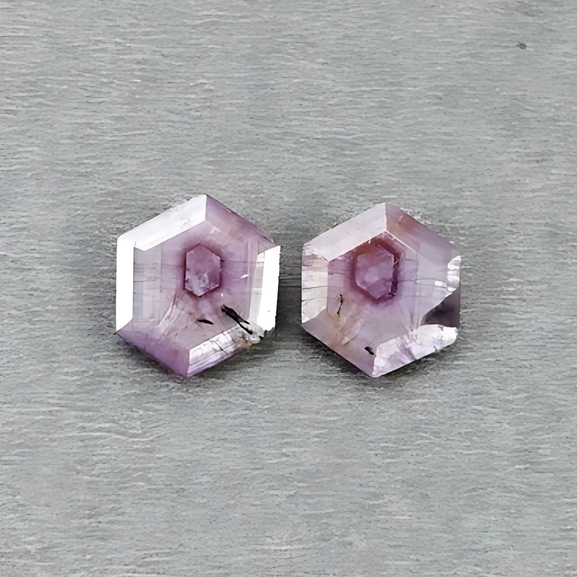 saphir trapiche à facettes