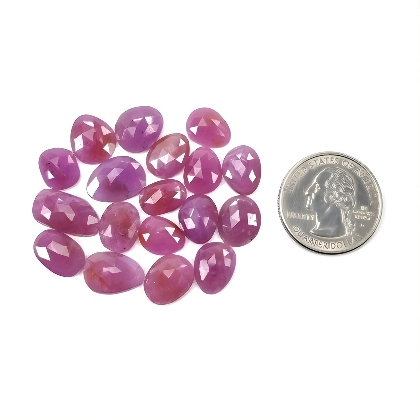 أحجار كريمة طبيعية غير معالجة