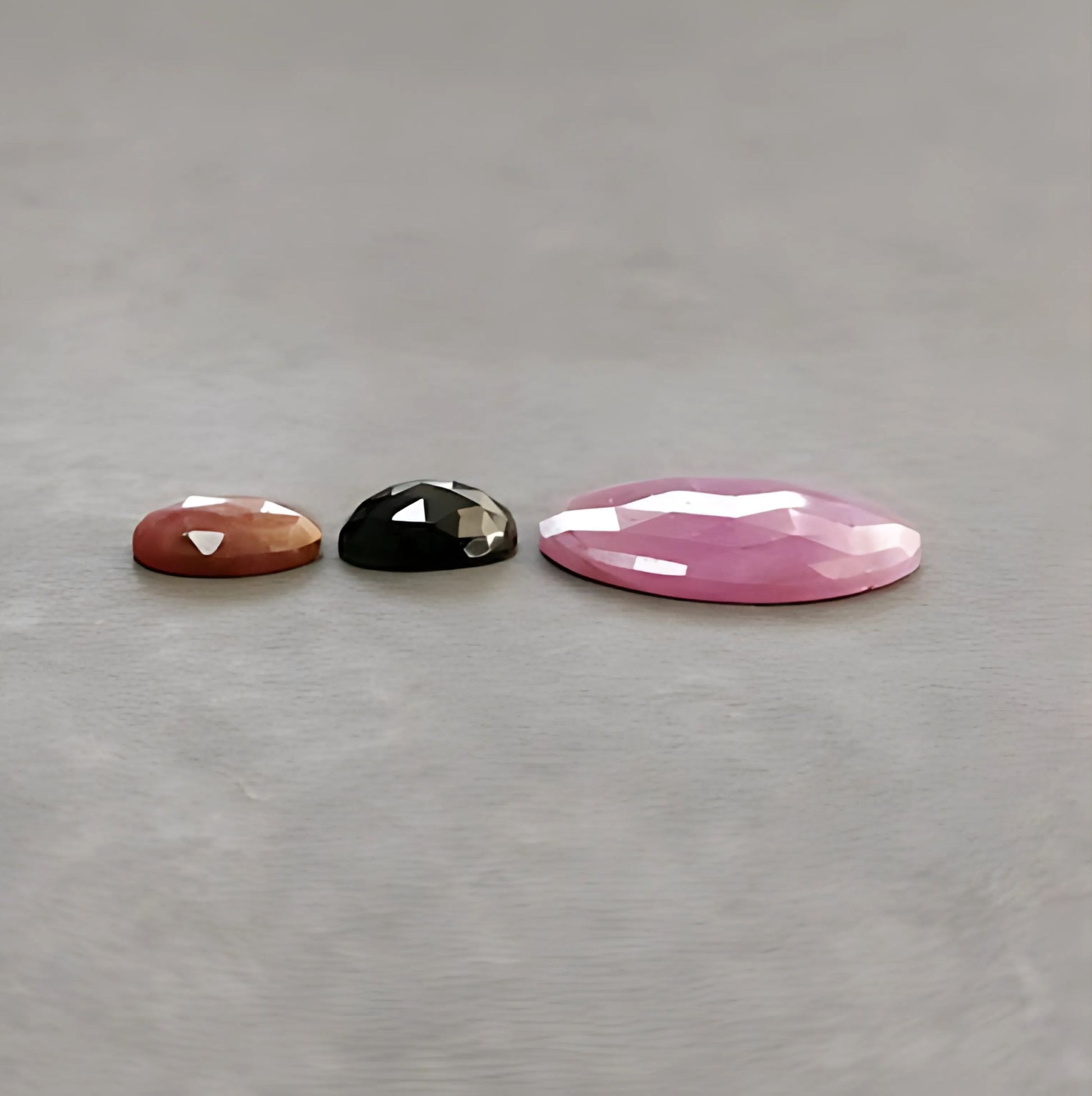 Flat Back Pink Sapphire