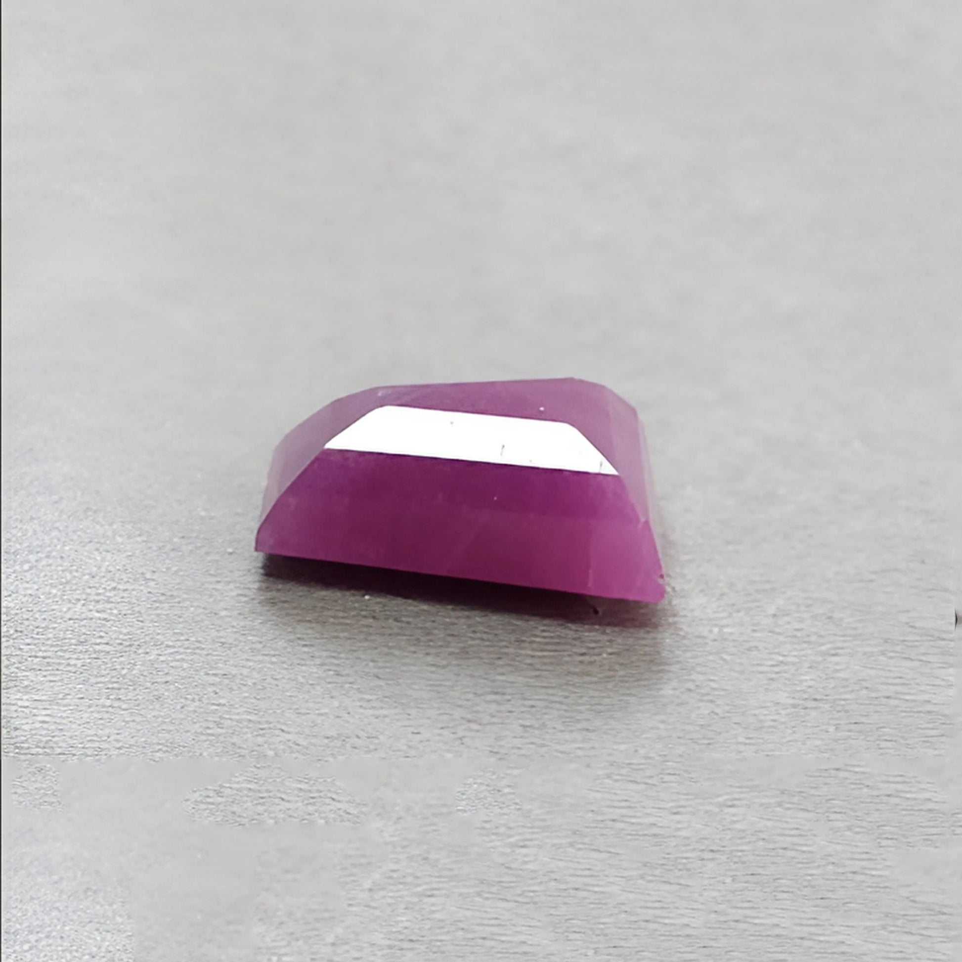 Rubis taille étagée