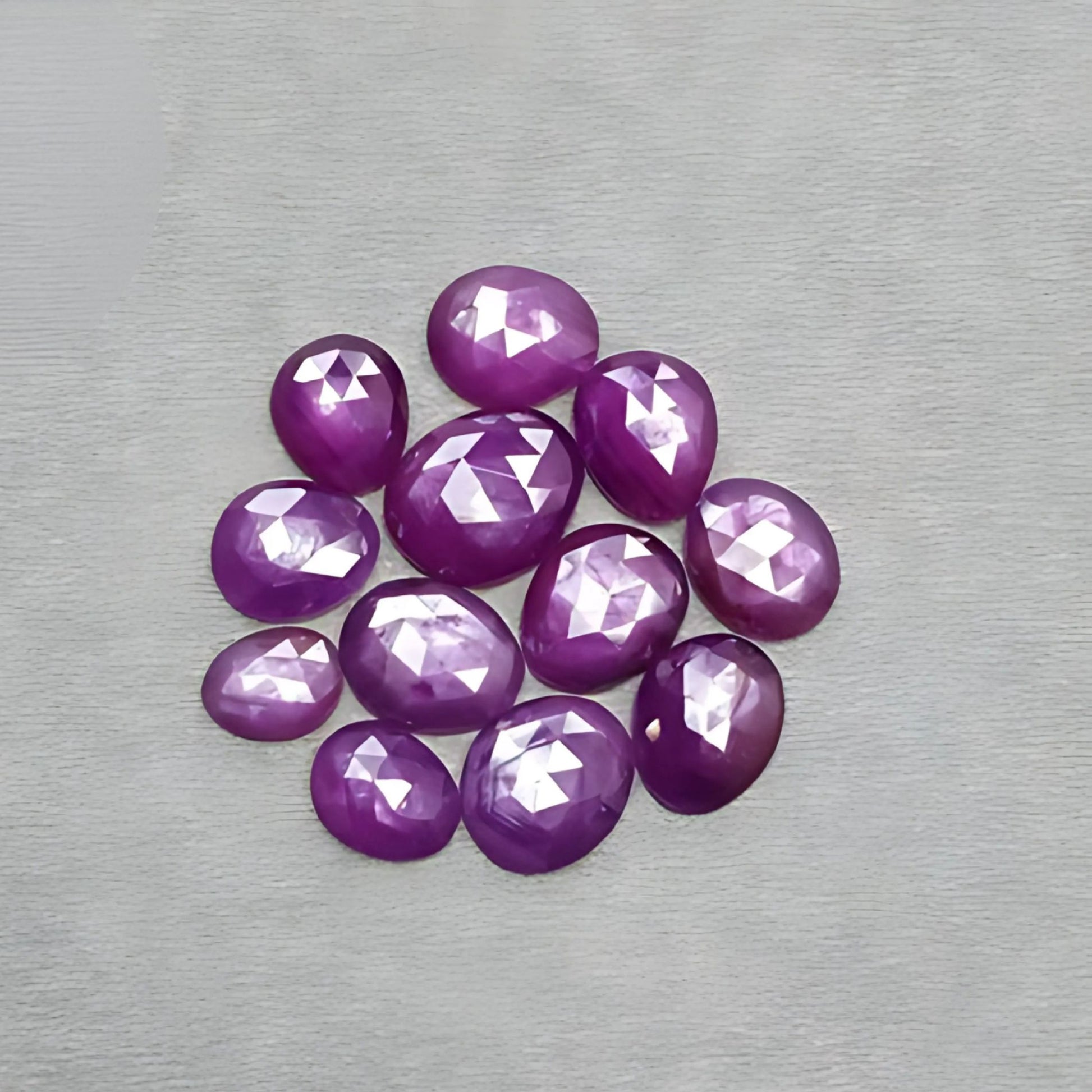 Faceted Ruby Gemstone