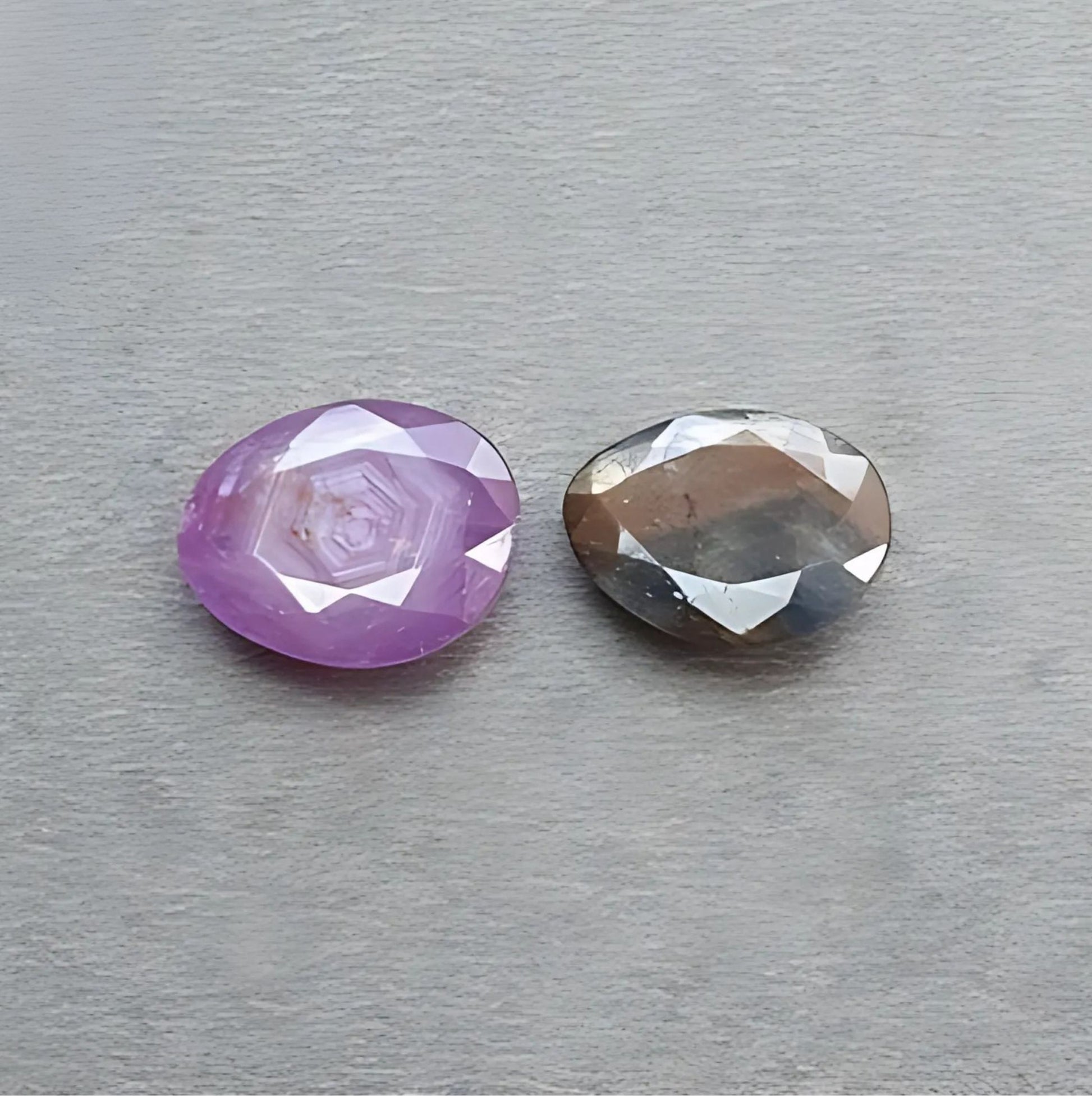 Facettierter Saphir-Edelstein