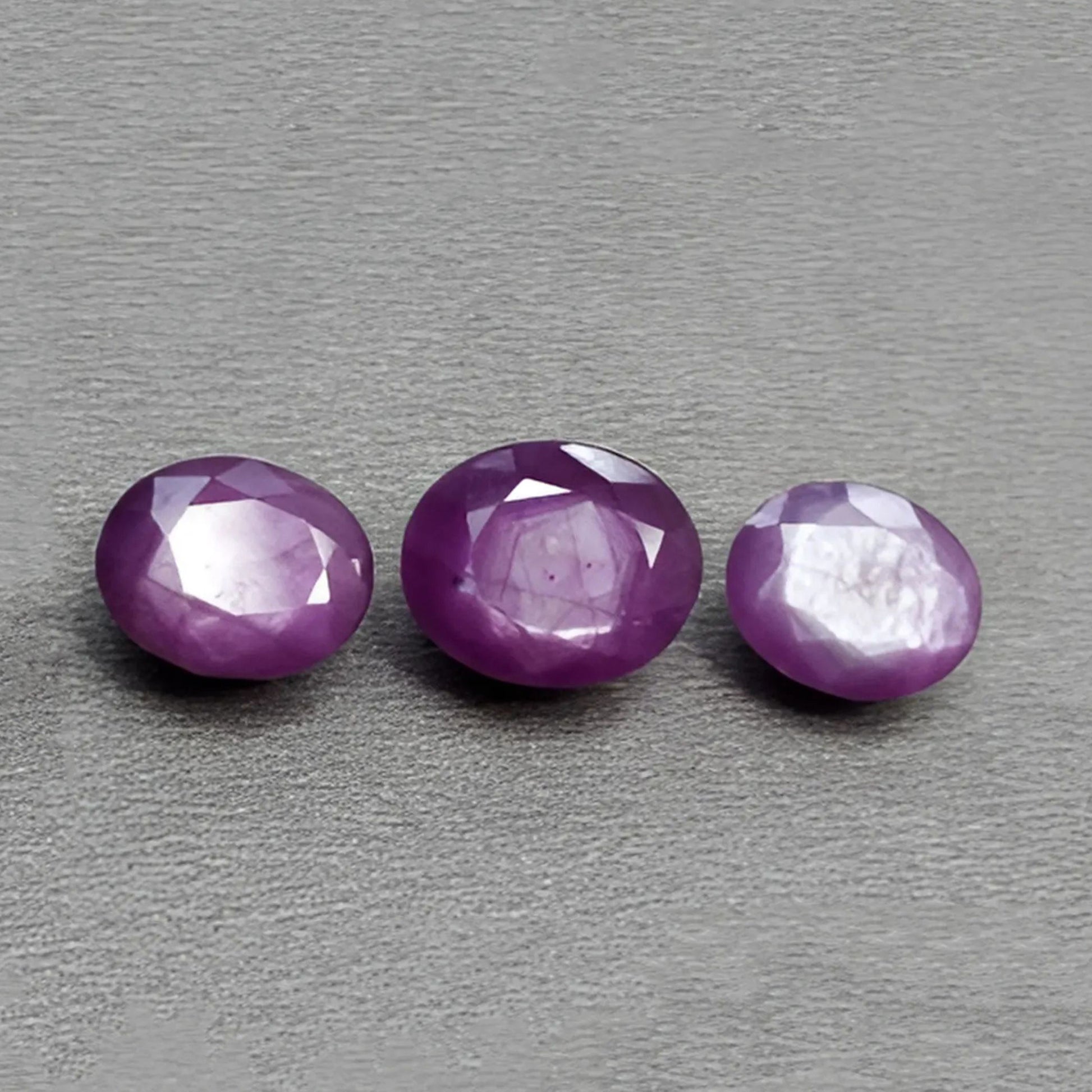 Faceted Raspberry Ruby