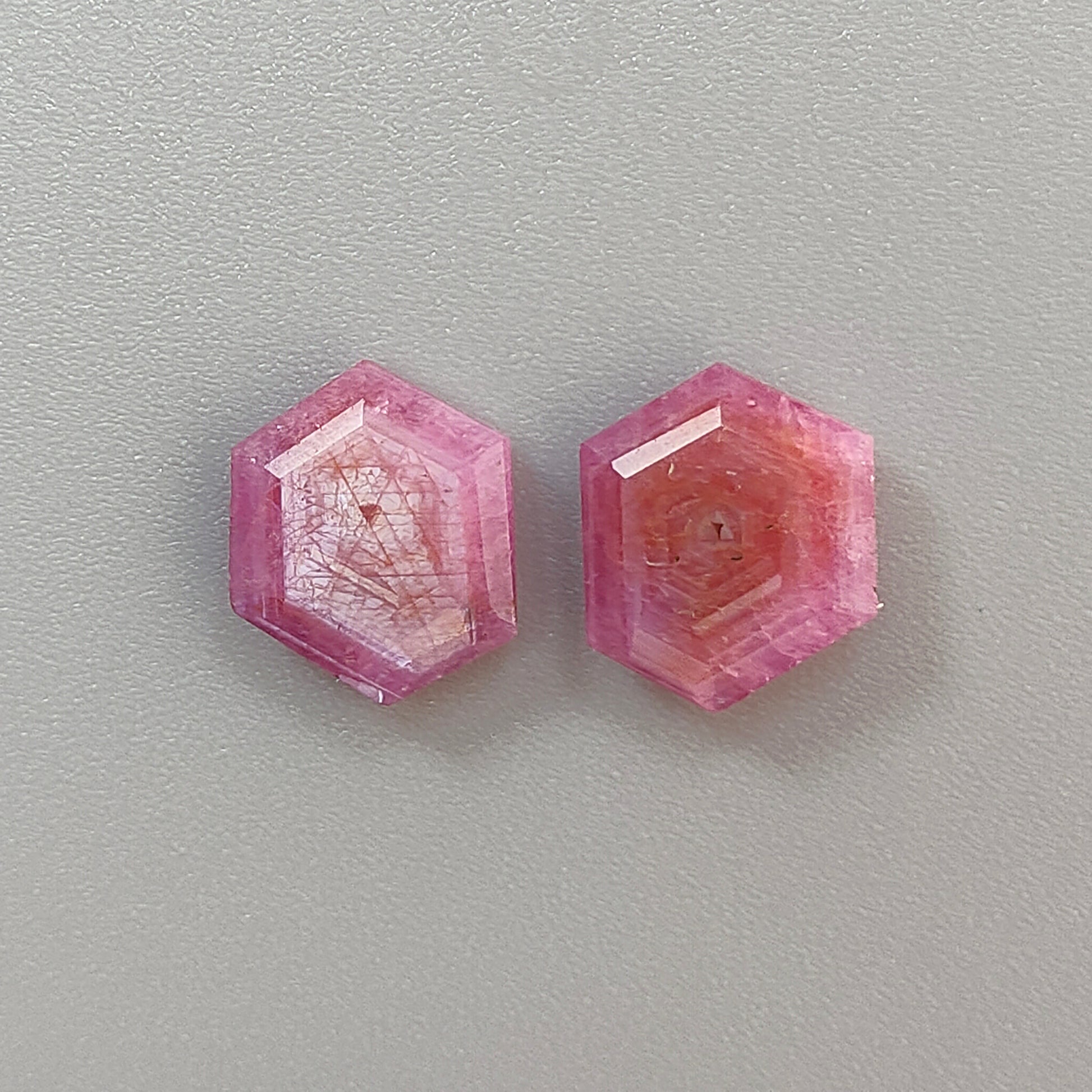 Faceted Pink Sapphire Gemstone
