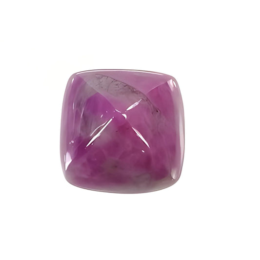 pink sapphire cushion cabochon