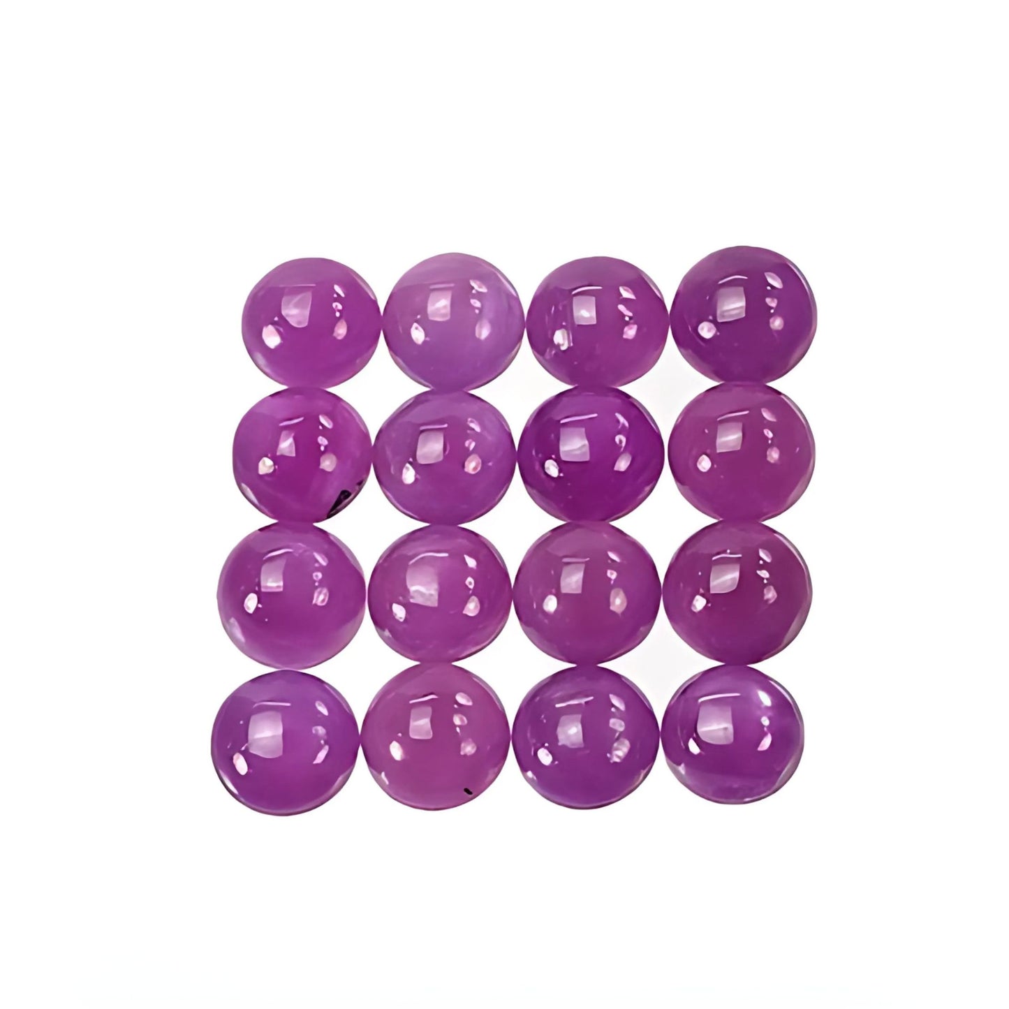 pink sapphire round shape cabochon