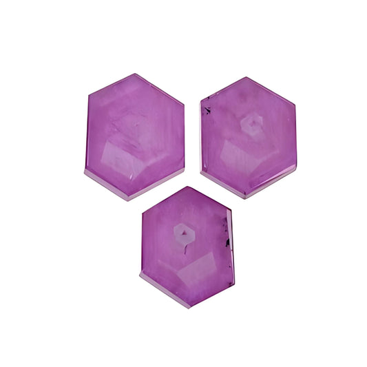 rosemary ruby hexagon shape flat slices