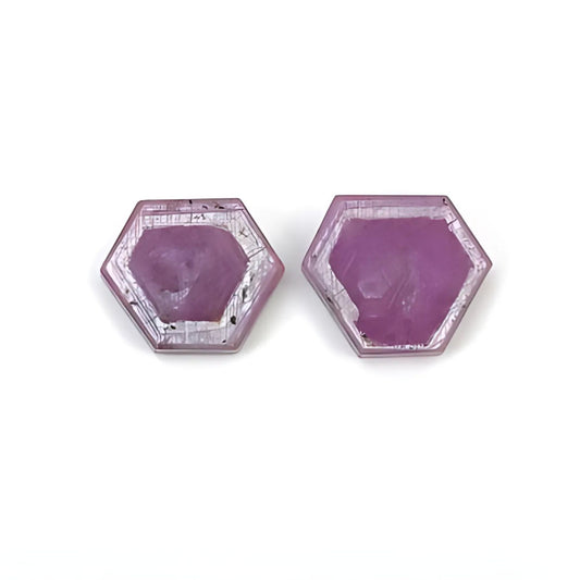 rosemary ruby hexagon flat slices