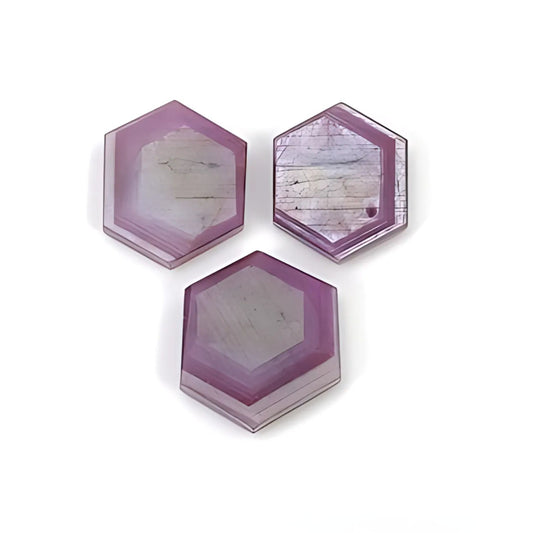 rosemary ruby hexagon flat slices