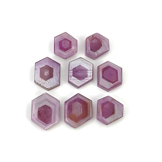 rosemary ruby hexagon shape flat slices