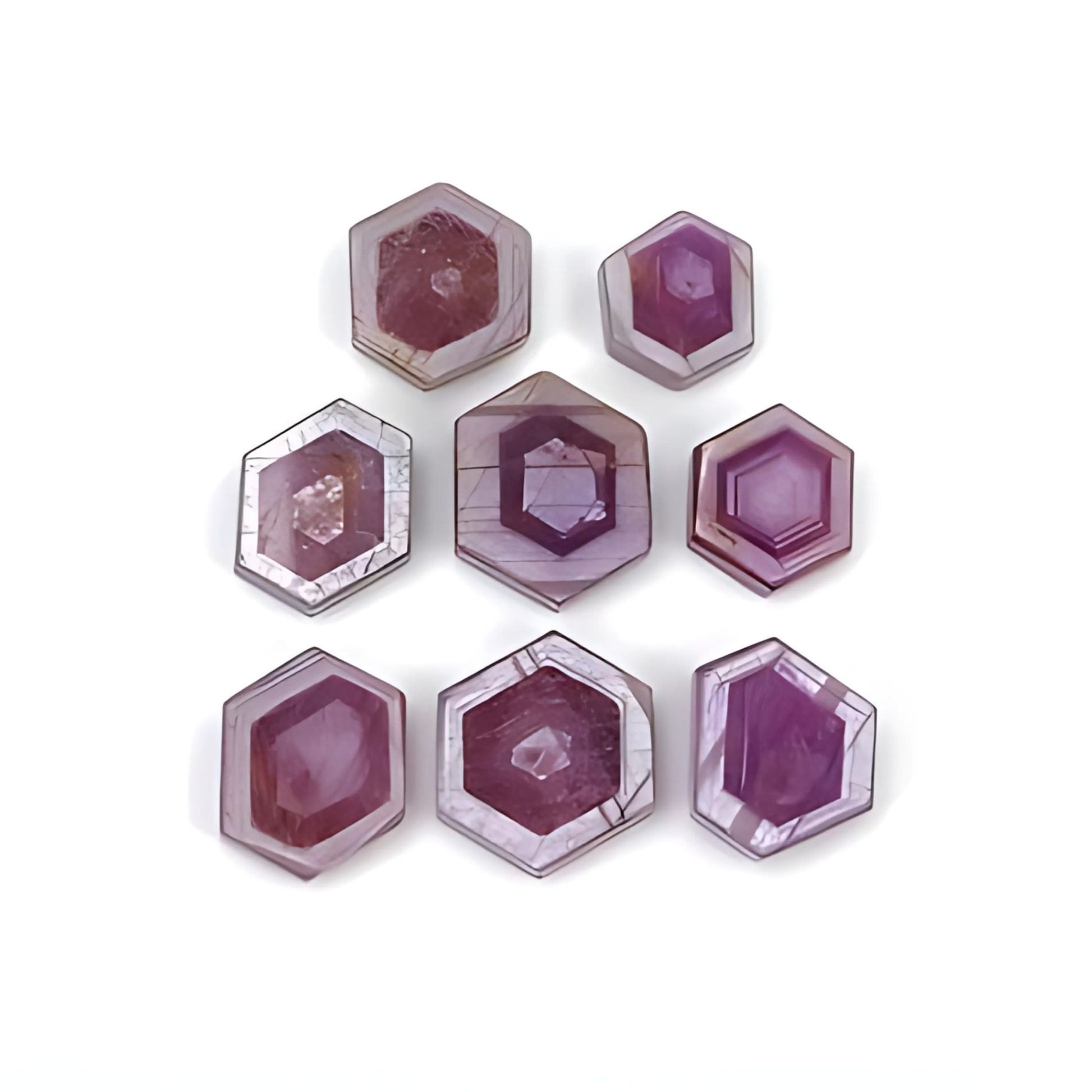 rosemary ruby hexagon shape flat slices