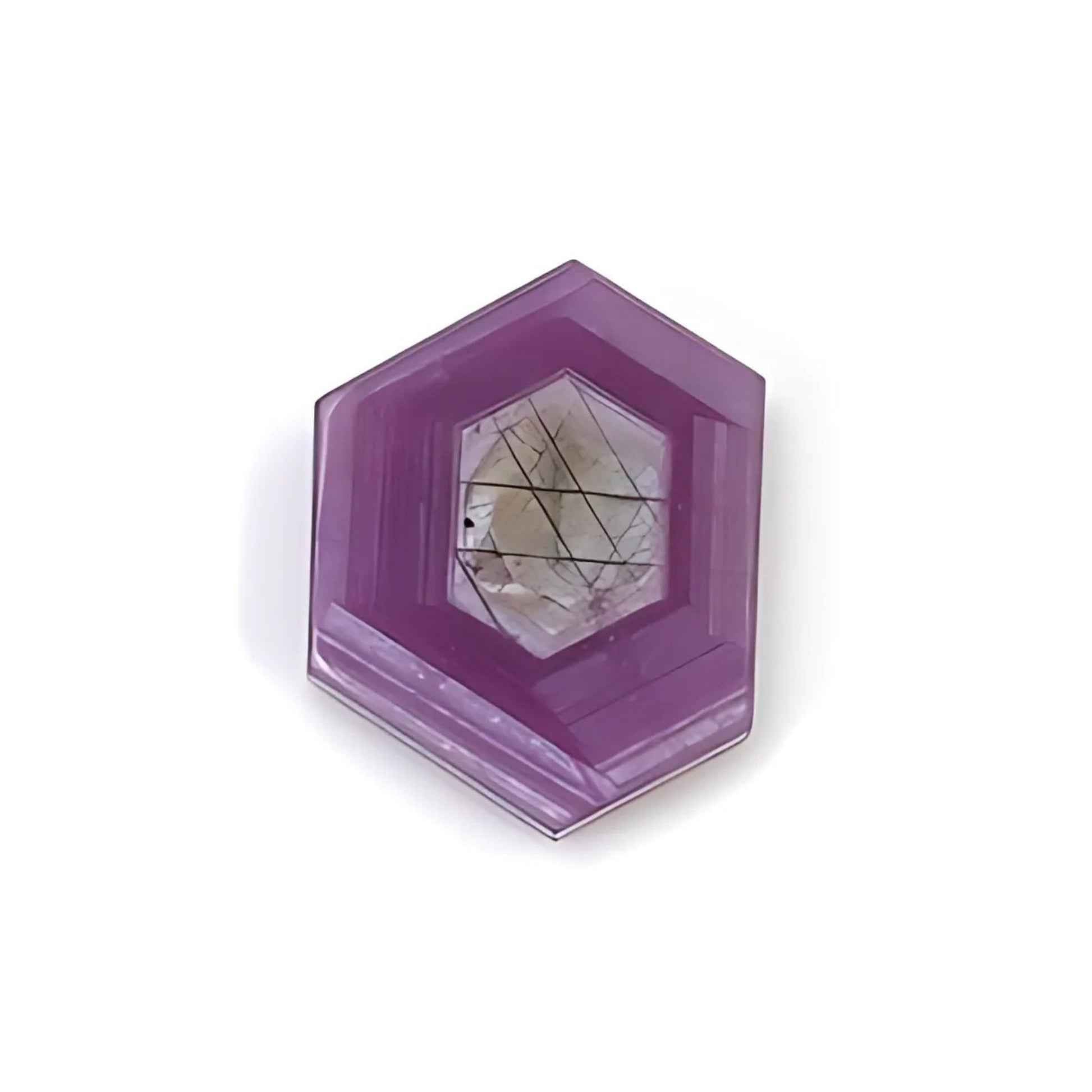 rosemary ruby hexagon shape flat slices
