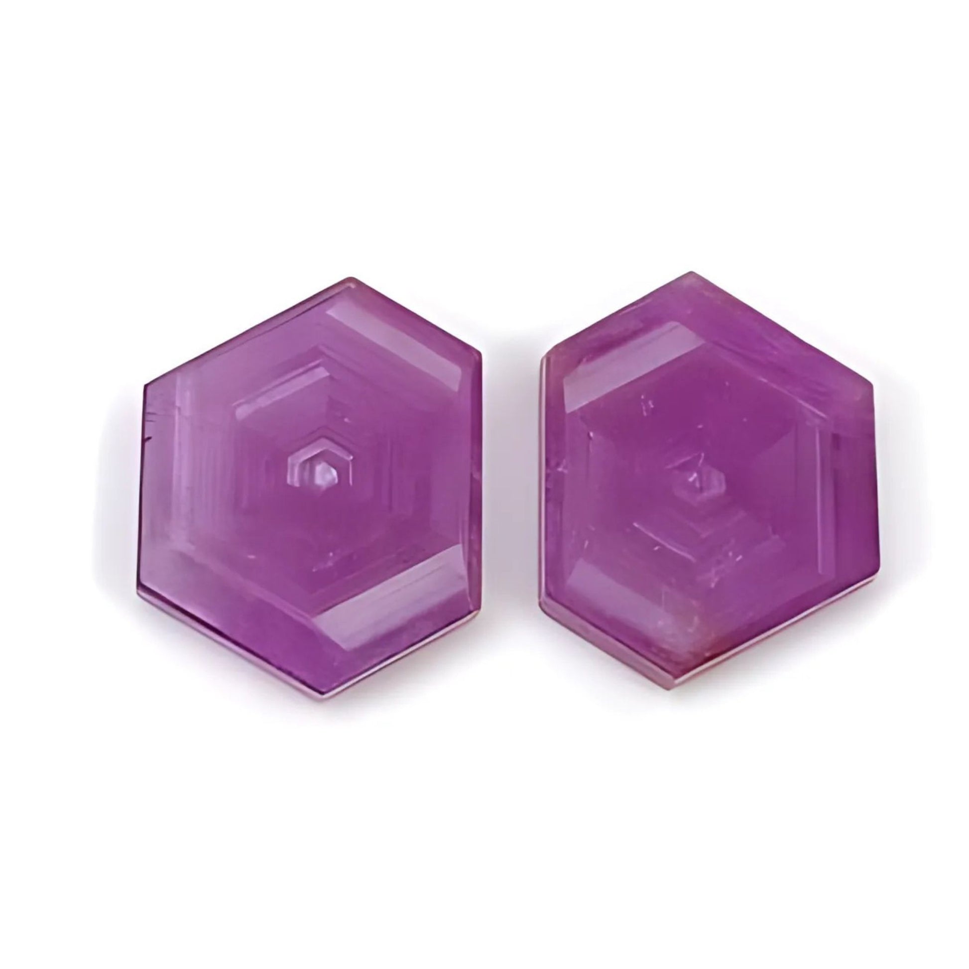 rosemary ruby hexagon flat slices