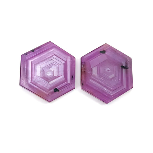 rosemary ruby hexagon shape flat slices