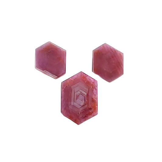 rosemary ruby hexagon shape flat slices